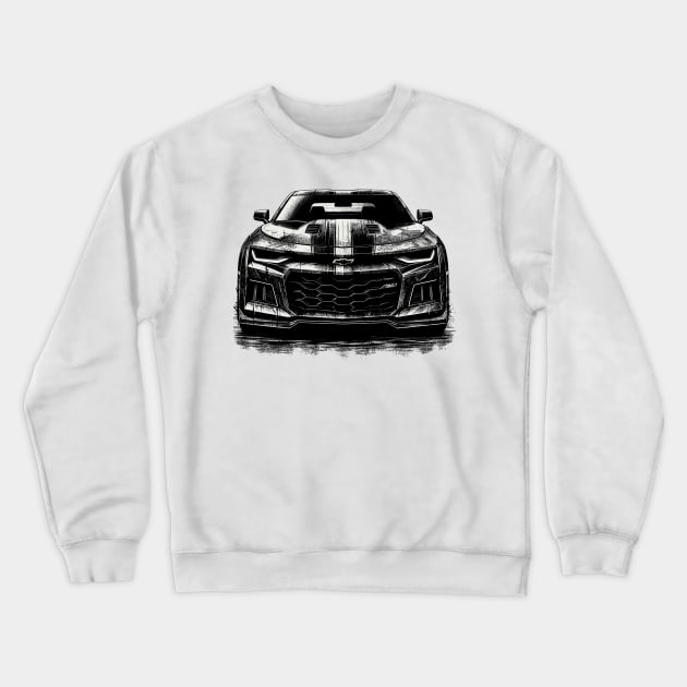 Chevrolet Camaro Crewneck Sweatshirt by Vehicles-Art